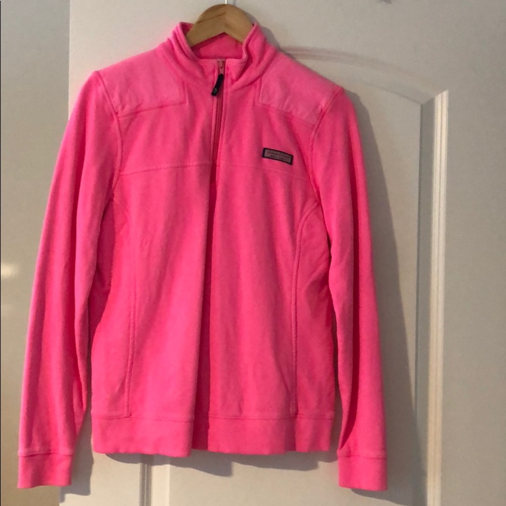 Vineyard Vines W’s Shep Shirt, M, hot/ neon pink